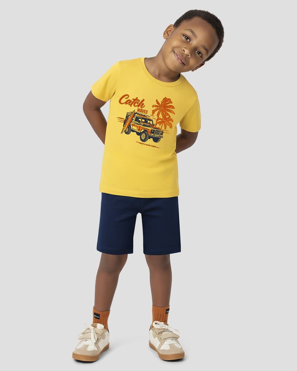 Foto do produto Conj camiseta e bermuda moletinho 47170