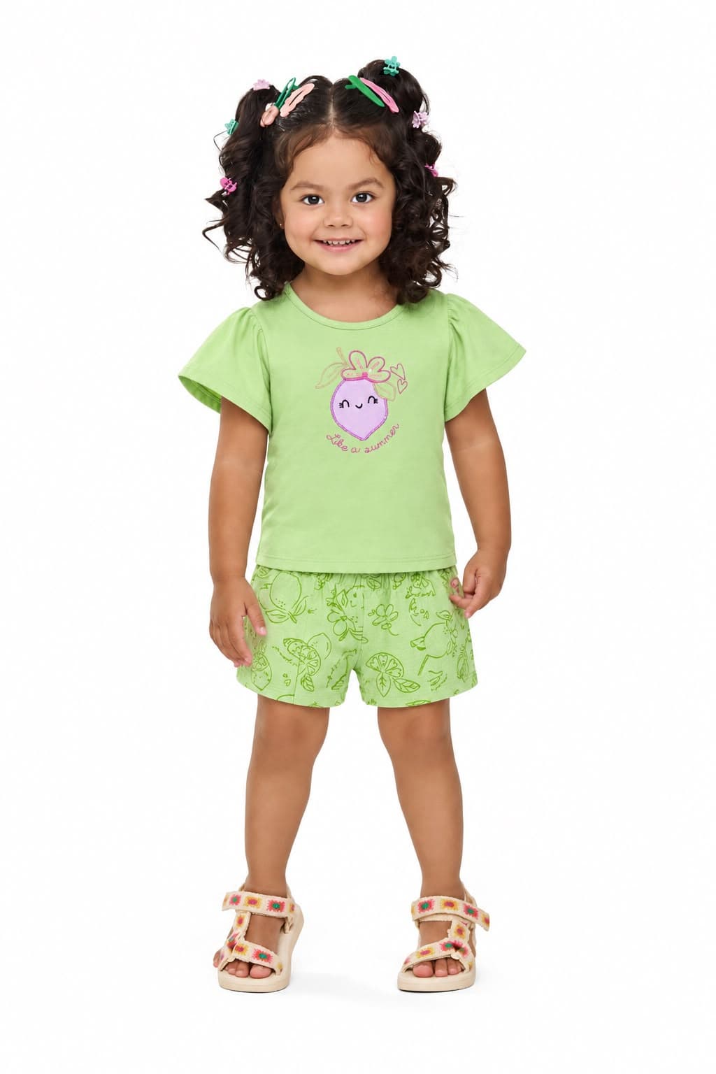 Foto do produto Conj blusa e short 232367
