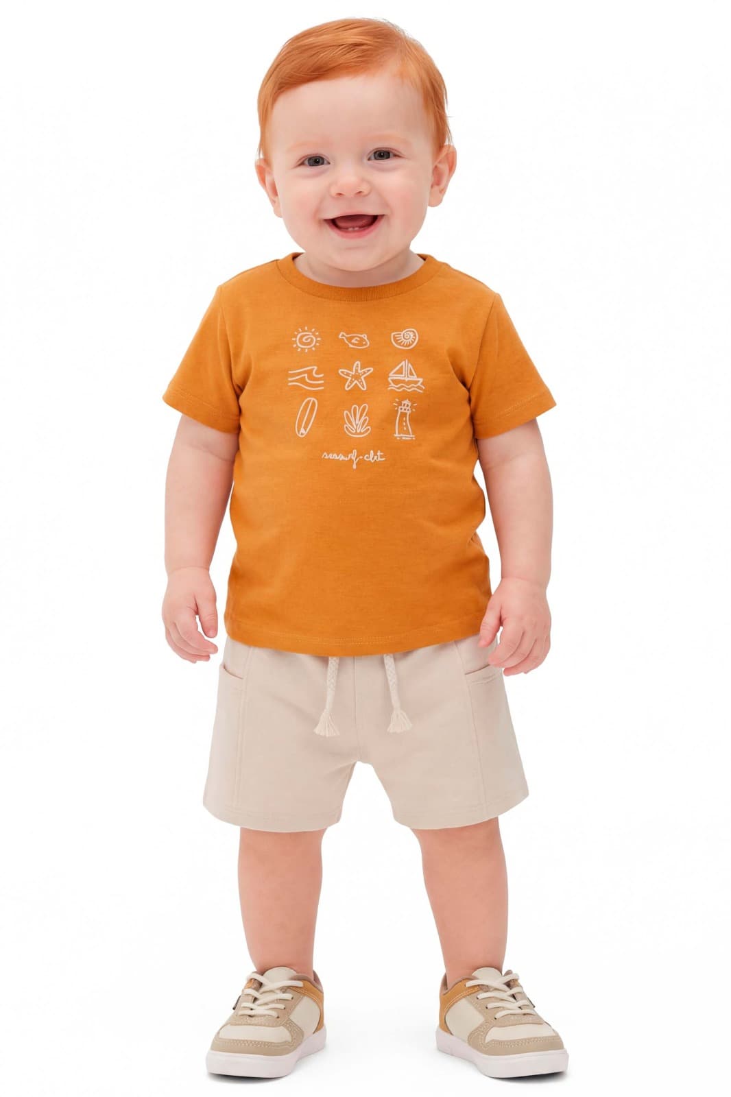 Foto do produto Conj camiseta e bermuda moletinho 70222