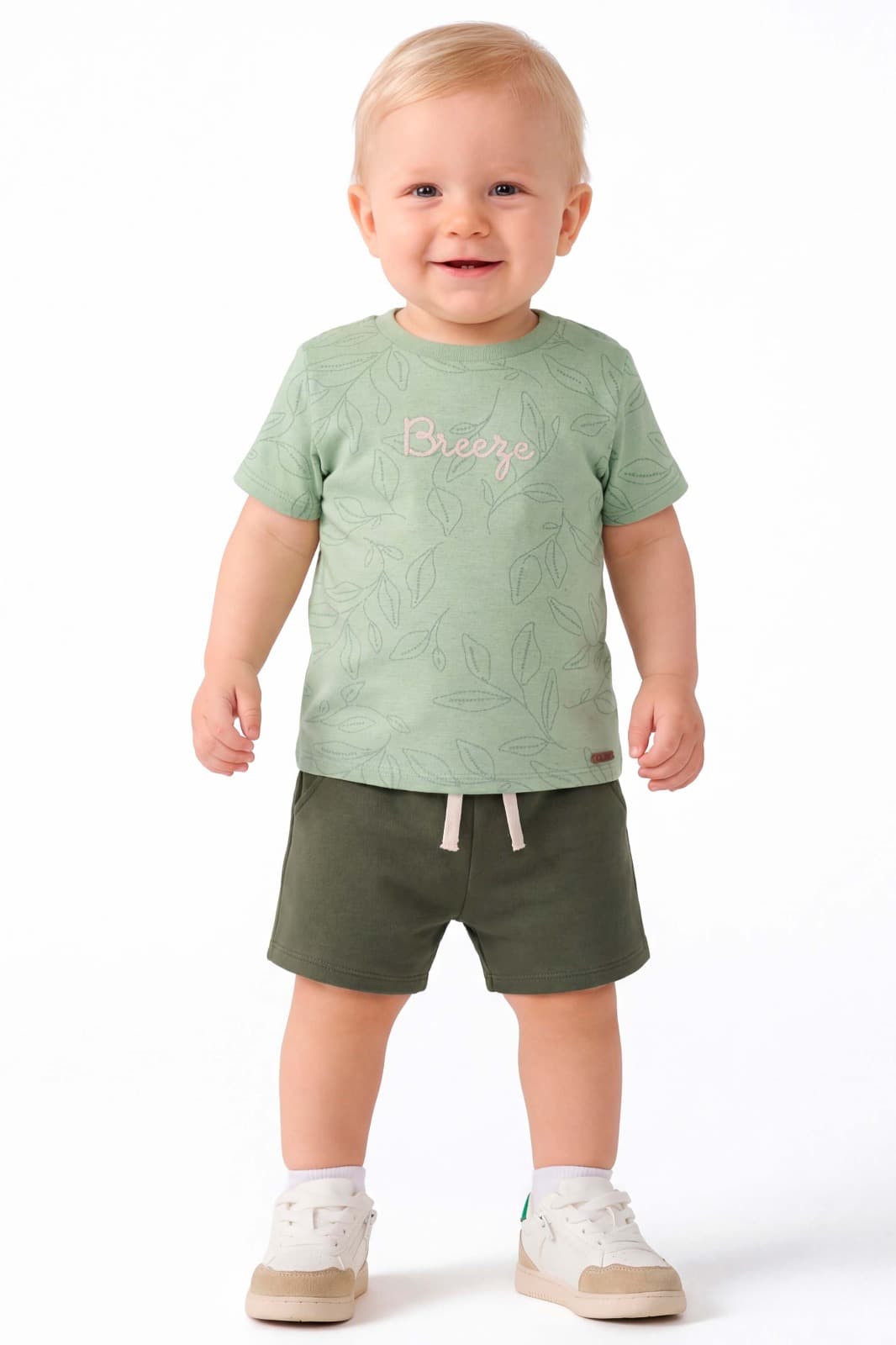 Foto do produto Conj camiseta e bermuda moletinho 70223
