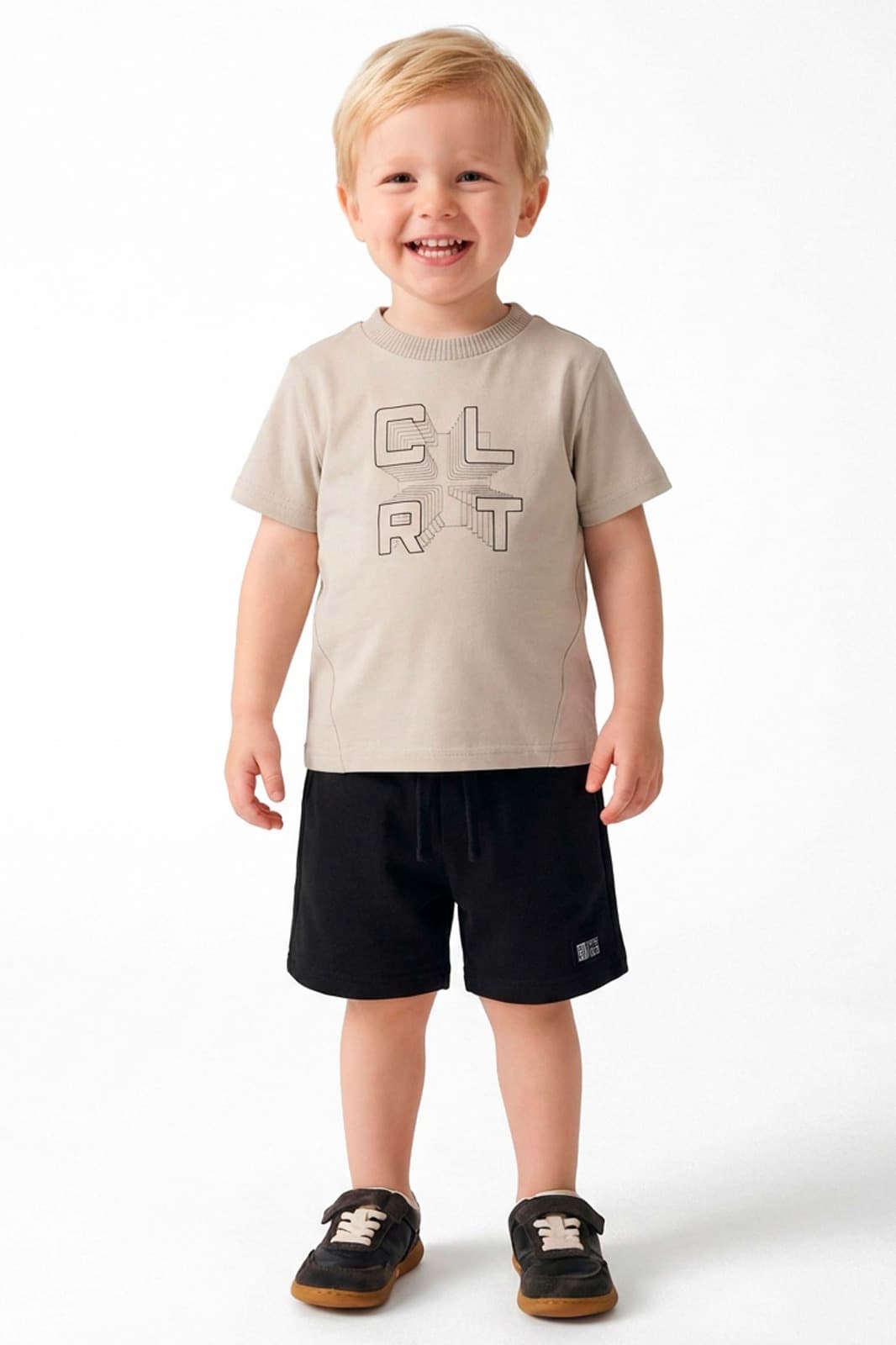 Foto do produto Conj camiseta e bermuda moletinho 72308
