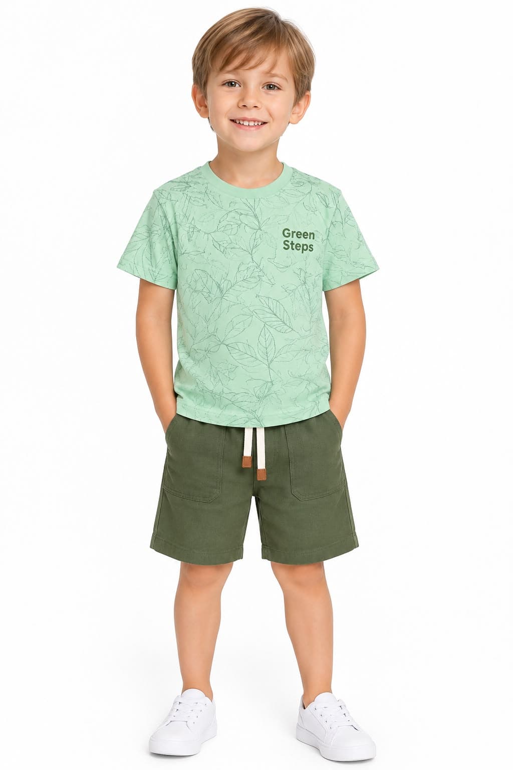 Foto do produto Conj camiseta e bermuda moletinho 74287